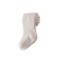 thumbnail image 1 of Karoyedx Dance Tights for Toddler Girls Tights for School Uniform Girls Cable Knit Tights Cotton Stockings for Kids Leggings Girls Pantyhose Beige Size,9-12 Years, 1 of 3