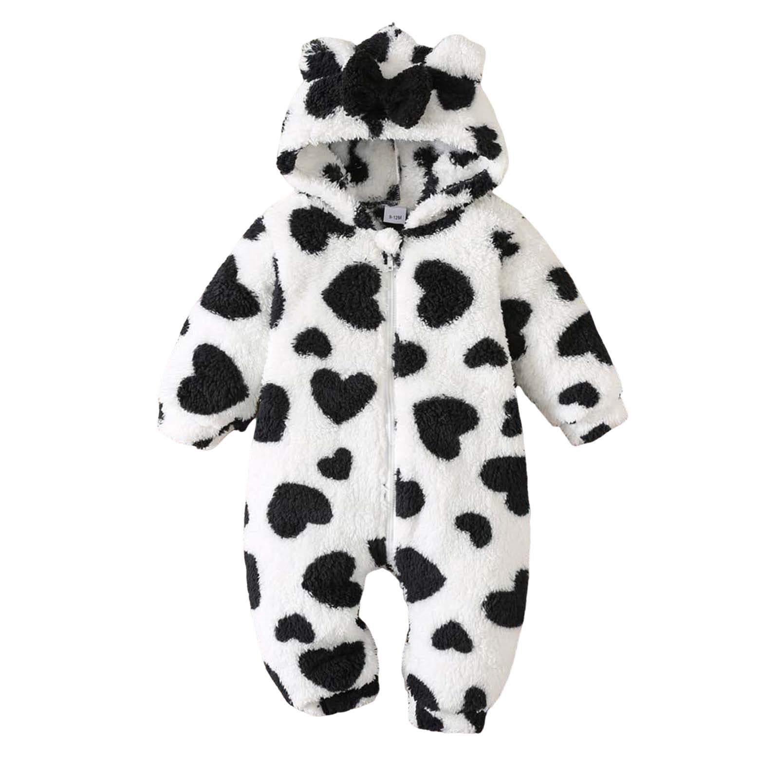 Karoyedx Fall Baby Outfits Newborn Baby Girl Clothes Infant Long Sleeve Romper Jumpsuit Bodysuit Christmas Outfits Black Size,3-6 Months