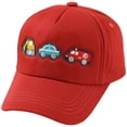 thumbnail image 1 of Karoyedx Girls Baseball Hats Toddler Baseball Hat Baby Boys Cap Girls Adjustable Cars Baseball Hats Kids Boy Caps Toddler Sun Hats Red Size,3-8 Years, 1 of 7