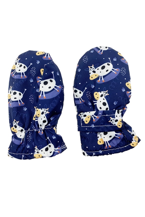 Girls Mittens Baby Girls' & Toddler Girls' Snowplay Ski Thinsulate Insulation Winder Mittens Dark Blue Size,2-3 Years