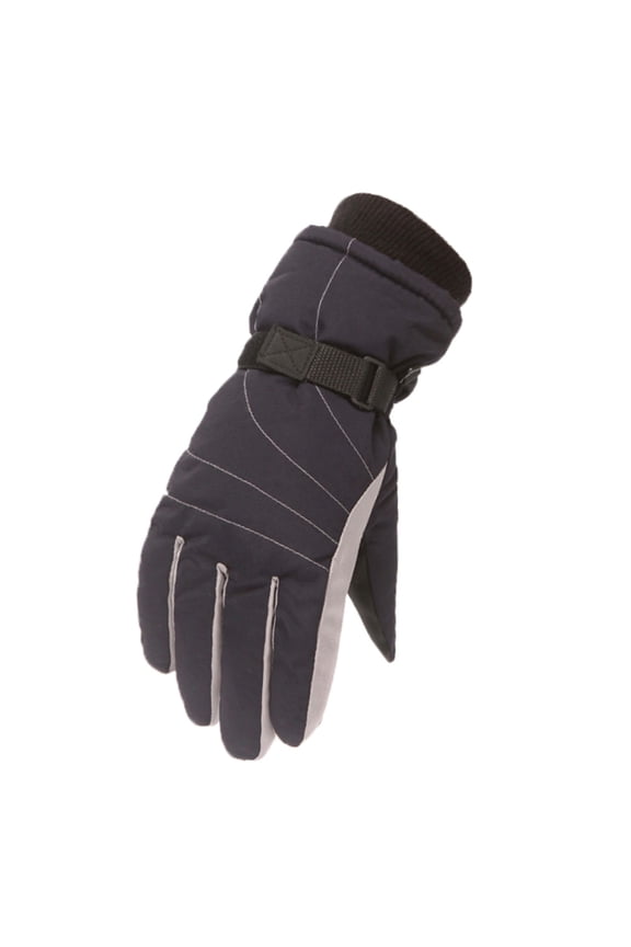 Gloves for Winter Kids Winter Outdoor Youth Kids Boys Girls Snow Skating Snowboarding Windproof Warm Ski Gloves Black Size,7-12 Year