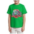 thumbnail image 1 of Karoyedx Graphic Tees for Little Boys Toddler Boys' Short Sleeve Truck Print Tees Cotton Casual Graphic Crewneck Summer Top Clothes T-Shirts Green Size,5-6 Years, 1 of 4