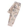 thumbnail image 1 of Karoyedx Joggers for Toddlers Girls Wide Leg Sweatpants Drawstring High Waist Baggy Track Pants Cute Sweatpants with Pockets for Teen Beige Size,18-24 Months, 1 of 5