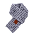 thumbnail image 1 of Karoyedx Kids Knit Scarf Toddlers Kids Scarf Boys Girls Winter Knitted Warm Scarves Neck Warmer Grey Size,One Size, 1 of 4