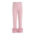 thumbnail image 1 of Karoyedx Kids Leggings Girls' Leggings Toddlers Active Stretch Leggings Little Kids Yoga Pants Pink Size,7-8Y, 1 of 8