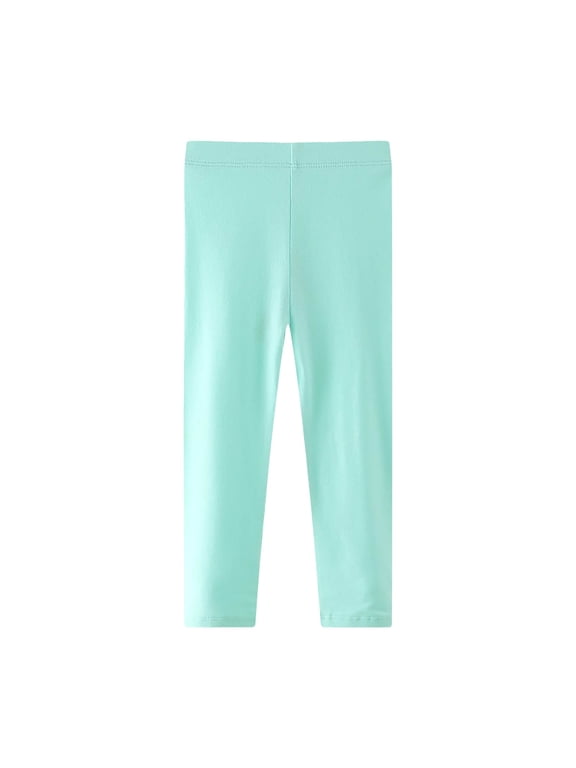 Kids Pants Girls Flare Leggings High Waist Cross Bell Bottoms for Girls Yoga Dance Pants with Pockets Mint Green Size,B