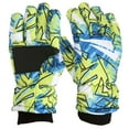 thumbnail image 1 of Karoyedx Kids Winter Gloves Boys Winter Outdoor Kids Boys Girls Snow Skating Snowboarding Windproof Warm Ski Gloves Yellow Size,M, 1 of 7