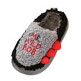 thumbnail image 1 of Karoyedx Little Boys Winter Slippers Kids Slippers Boys Girls House Slippers Kids Toddler Home Shoes Winter Indoor Shoes Grey Size,9.5, 1 of 5