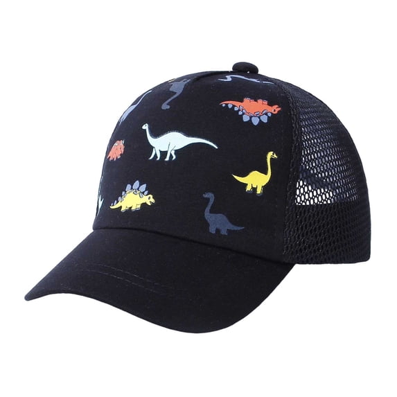 Karoyedx Little Girls Baseball Hats Baseball Caps for Girls Kids Breathable and Soft Sport Ball Cap Fashion Outdoor Caps Youth Adjustable Baseball Hats Black Size,1-3 Year