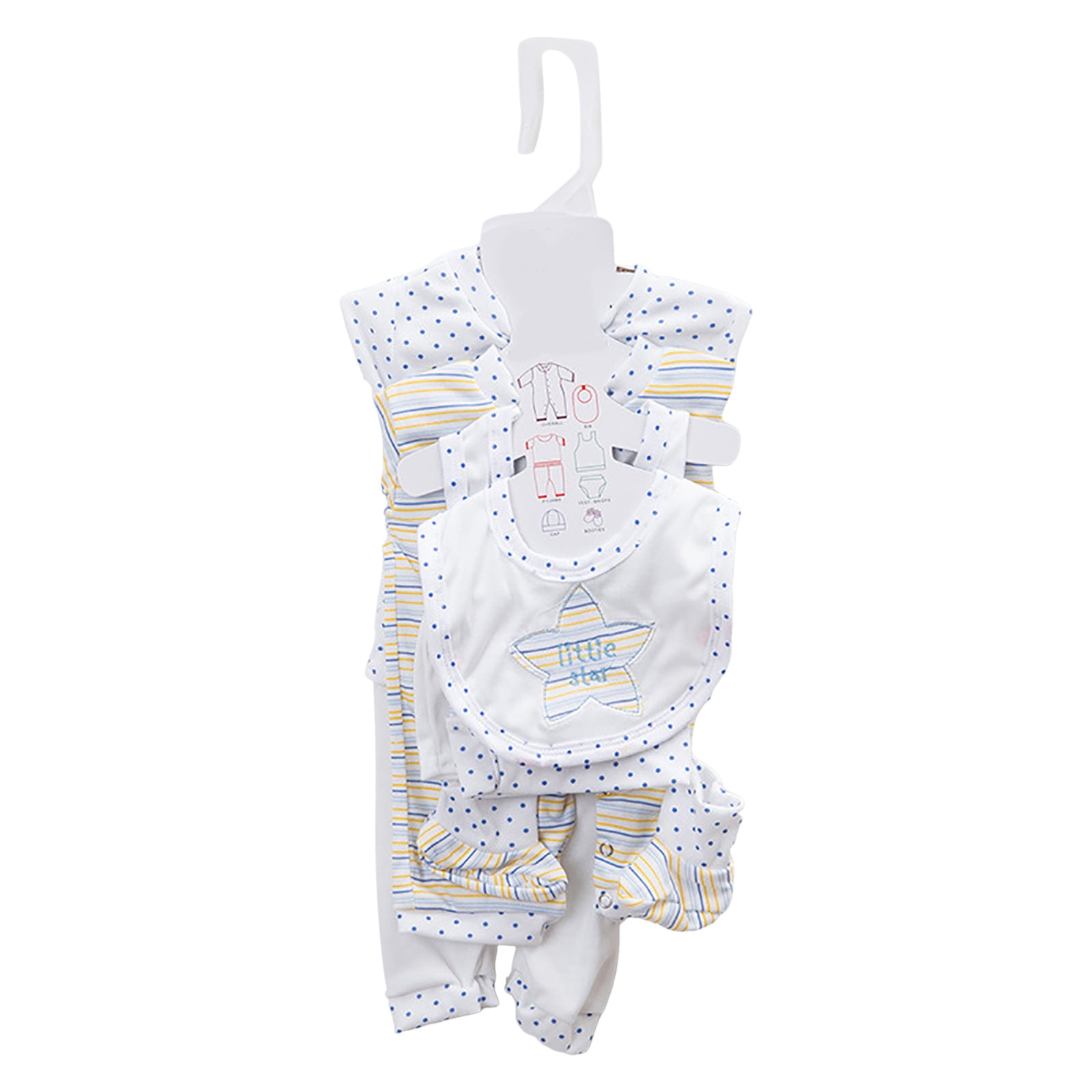 Karoyedx Newborn Baby Clothes Newborn Baby Layette Set with Bodysuits ...