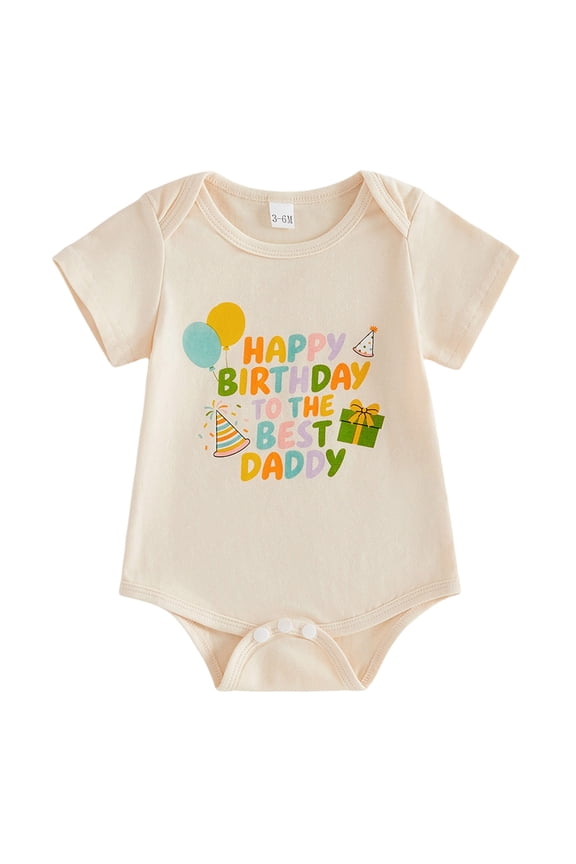 Rompers for Toddler Summer Baby Girl Romper Embroidery Short Sleeve Waffled Bodysuit Infant Newborn Bubble Romper Khaki Size,3-6 Months