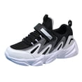thumbnail image 1 of Karoyedx Shoes for Boy Toddlers Toddler/Little Kid Boys Girls Lightweight Breathable Sneakers Strap Athletic Tennis Shoes for Running Walking Black Size,3.5, 1 of 6