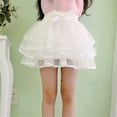 thumbnail image 1 of Karoyedx Skirts for Toddlers Layers Tutu for Toddler Girls Tulle Ballet Dance Skirts Princess Fluffy Kids Dress up Birthday Party White Size,5-6 Years, 1 of 5