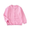 thumbnail image 1 of Karoyedx Toddler Baby Boy Girl Golf Outfits Embroidery Long Sleeve Knit Pullover Sweater Outfits Light Pink Size,18-24 Months, 1 of 6