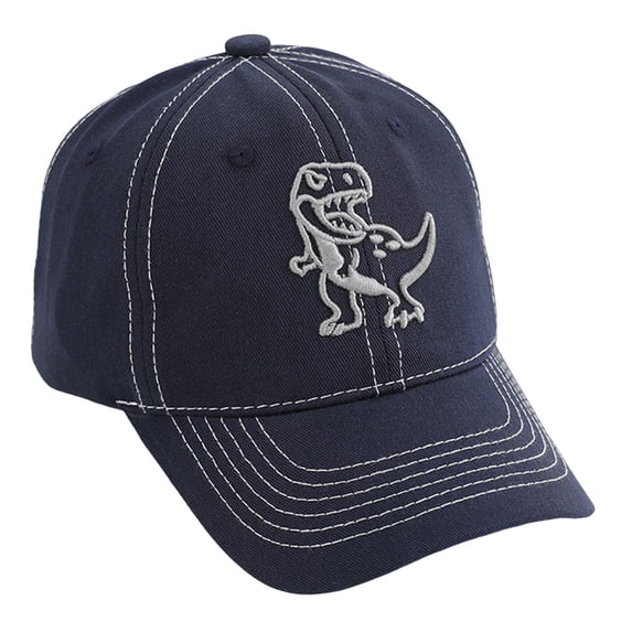 Karoyedx Toddler Baseball Hats Girls Baby Sun hat Adjustable Printed Dinosaur Toddler Baseball Cap Spring Summer Infant Toddler Kids hat Boys Girls Dark Blue Size,3-8 Years