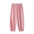thumbnail image 1 of Karoyedx Toddler Boys Pants Boys Sweatpants Athletic Workout Kids Joggers with Pocket Drawstring Active Casual Soft Jogging Sweat Pants Pink Size,6-7 Years, 1 of 6