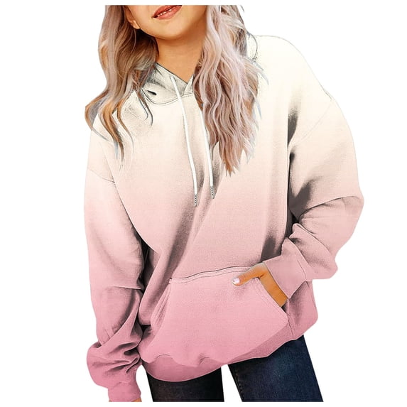Karoyedx Toddler Clothes Kids Tie Dye Hoodie Sweatshirt Hooded Kangaroo Pocket Pullover Hoodies for Boys Girls Pink Size,4-5 Years