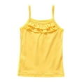 thumbnail image 1 of Karoyedx Toddler Girl Sleeveless Shirt Kids Girls Classic Solid Camisole Undershirts for Girls Breathable Cotton Soft Tank Tops Summer Lightweight Cute Shirt Yellow Size,2-3 Years, 1 of 3