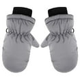 thumbnail image 1 of Karoyedx Toddler Gloves Kids Mittens Waterproof Ski Gloves Boys Girl Warm Snow Winter Mittens for Kids Toddler Outdoor Activities Grey Size,One Size, 1 of 1