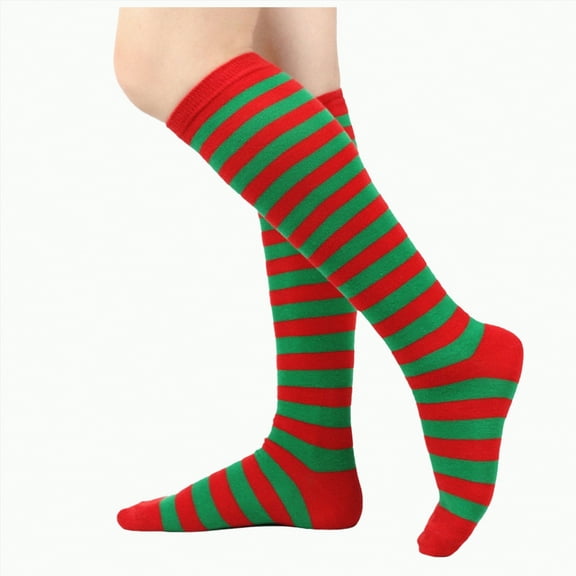 Karoyedx Toddler Socks Girls Knee Socks Knee Socks Cotton Girls Mid Socks High Socks High Socks Green Size,One Size