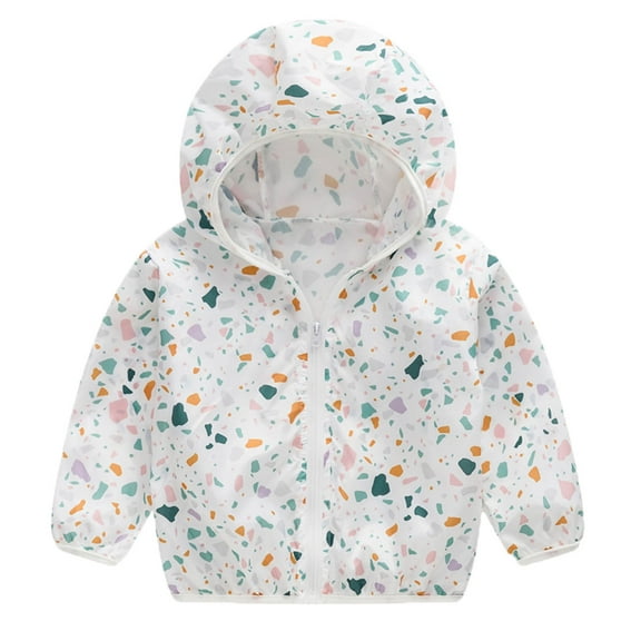 Karoyedx Unisex Boys Girls Fleece Jacket Hoodie Sherpa Lined Zip Up Hooded Sweatshirt Kids Winter Jackets Green Size,2 Years