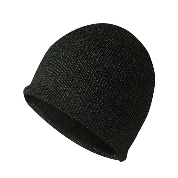 Karoyedx Warm Hats for Boys Kids Winter Beanies Acrylic Knit Stretchy Beanies Caps for Boys and Girls Black Size,One Size