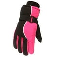 thumbnail image 1 of Karoyedx Winter Gloves Kids Winter Outdoor Kids Boys Girls Snow Skating Snowboarding Windproof Warm Ski Gloves Hot Pink Size,One Size, 1 of 4