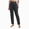 thumbnail image 1 of Karoyedx Women Skinny Jeans Stretchy High Waisted Flare Jeans for Women Bell Bottom Jeans with Belt for Women Stretch Wide Leg Jeans Dark Gray Size,3XL, 1 of 1