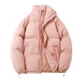 thumbnail image 1 of Karoyedx Women Winter Coat Women's Winter Coat Waterproof Parka - Warm Snow Jacket for Women,Windproof Winter Jacket for Cold Weather Pink Size,2XL, 1 of 6