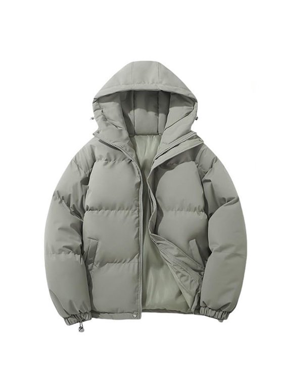 Women Winter Puffer Jacket Womens Plus Size Winter Coats Long Puffer Jackets Hooded Quilted Water Repellent Warm Trendy Parka Outerwear 2025 AG Size,XL