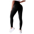 thumbnail image 1 of Karoyedx Women's Yoga Pants Women High-Waisted Stretchy Leggings- Workout Trousers for Yoga Casual Wear Black Size,S, 1 of 6