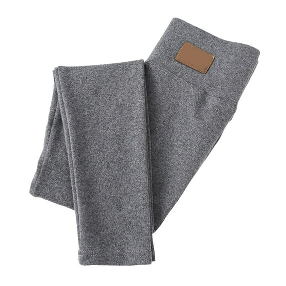Karoyedx Yoga Leggings Girls Leggings Cotton Pants for Kids Toddler Stretchy Warm Full Length Yoga Playwear Multipack Fall Winter Silver Size,5-6 Years
