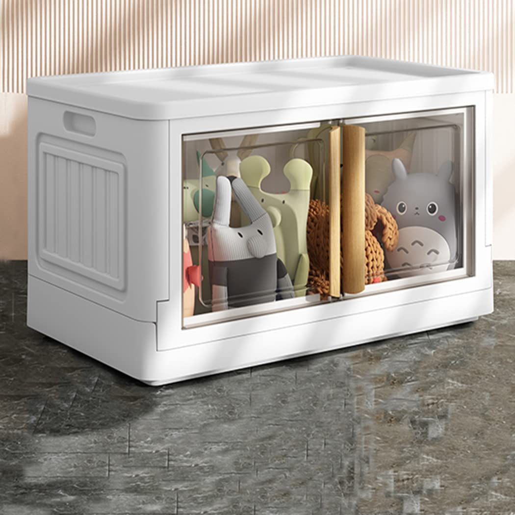 Karramlili Storage Bins with Lids Collapsible Lidded Storage Bins with