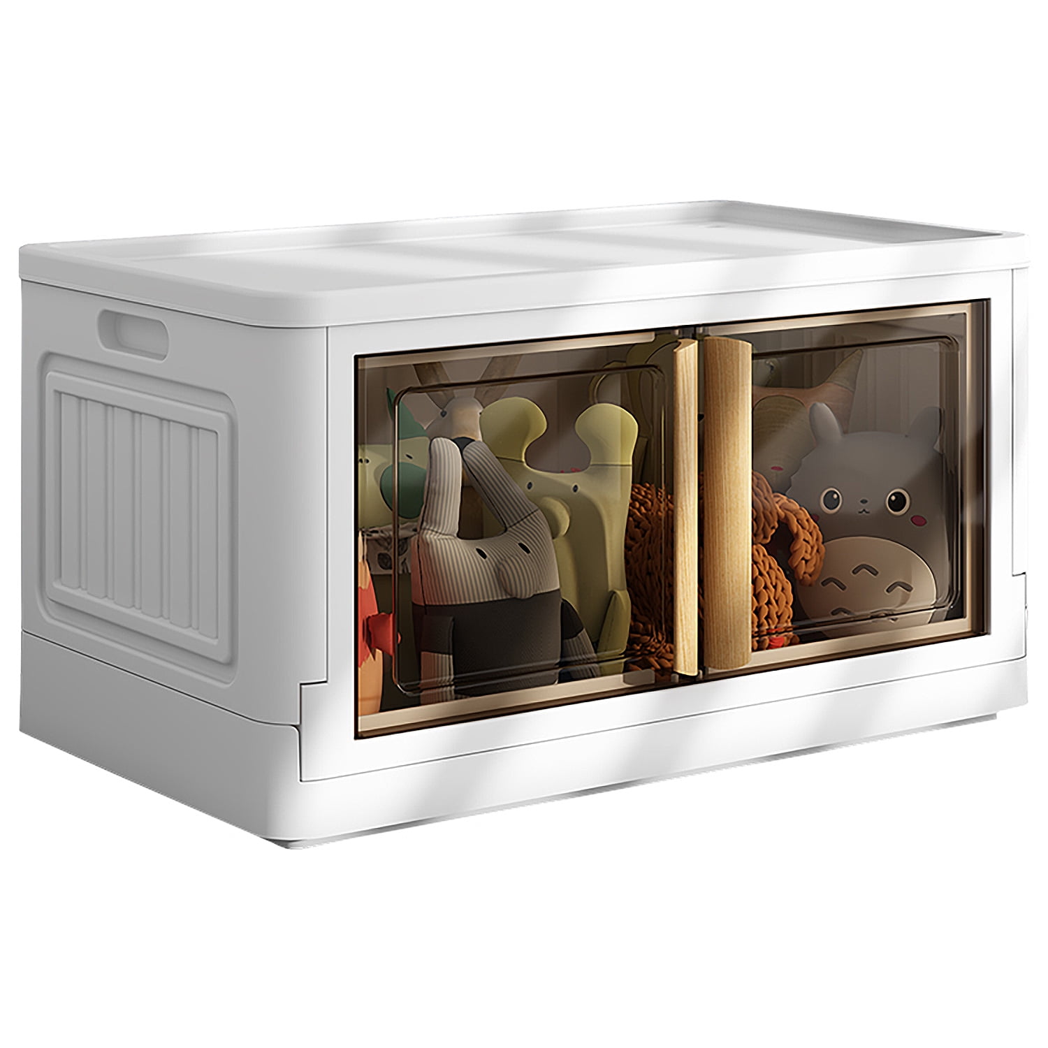  EHAMILY 5-Tier 5Grids Folding Storage Box with Doors