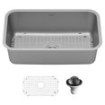 thumbnail image 1 of Karran 30" Undermount 18-Gauge Extra-Large Single Bowl Stainless Steel Kitchen Sink Kit, 1 of 5