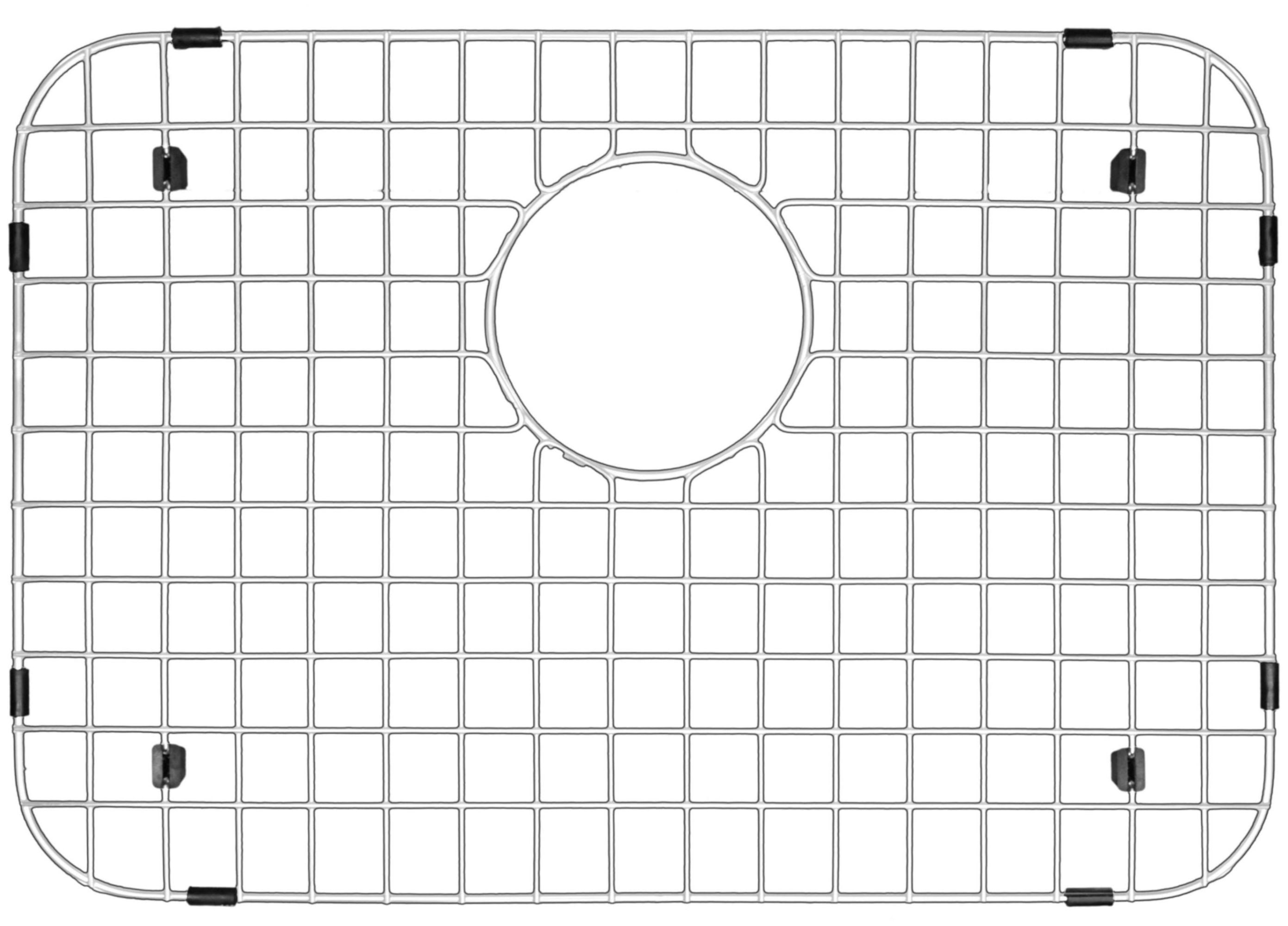 Karran Stainless Steel Sink Bottom Grid with Center Drain