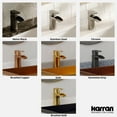 thumbnail image 1 of Karran  Kassel Single Hole Single Handle Basin Bathroom Faucet with Matching Pop-up Drain Gold, 1 of 5