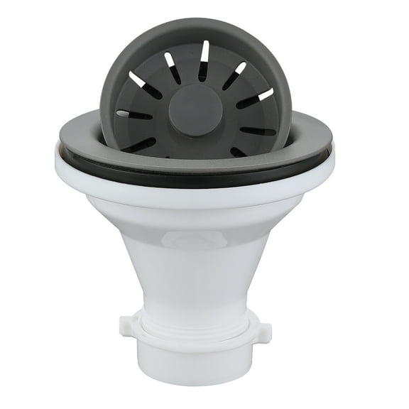 Karran QBSGR Kitchen Sink Basket Strainer - Grey