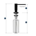 thumbnail image 1 of Karran  SD35 Kitchen Soap/Lotion Dispenser Matte Black Matte, 1 of 5