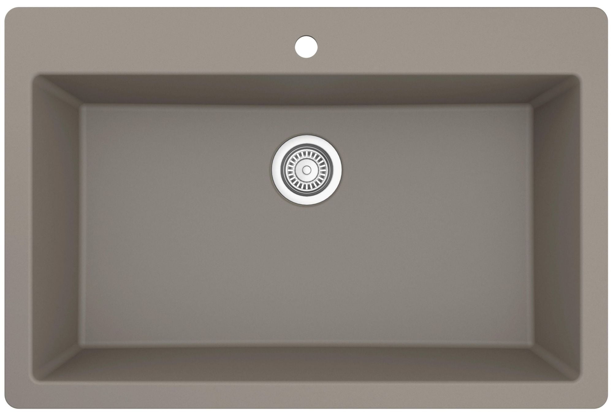 Karran 33'' Concrete Quartz Single Bowl Kitchen Sink