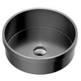 thumbnail image 1 of Karran Usa Cct100 Cinox 15" Circular Stainless Steel Drop In Bathroom Sink - Gunmetal Grey, 1 of 7