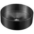 thumbnail image 1 of Karran Usa Ccv100 Cinox 15" Circular Stainless Steel Vessel Bathroom Sink - Gunmetal Grey, 1 of 7