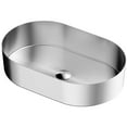 thumbnail image 1 of Karran Usa Ccv400 Cinox 21-5/8" Oval Stainless Steel Vessel Bathroom Sink - Stainless, 1 of 7