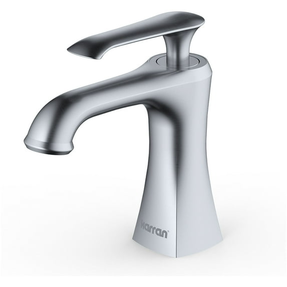 Karran Usa Kbf410 Woodburn 1.2 GPM Single Hole Bathroom Faucet - Stainless Steel