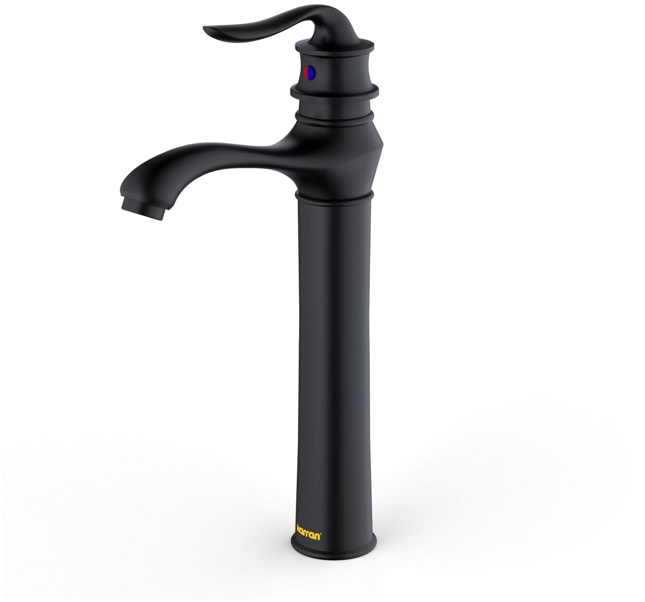 Dartford Matte Black Stainless Steel Vessel Bathroom Faucet