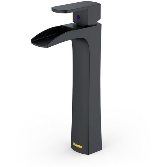 Karran Usa Kbf442 Kassel 1.2 GPM Vessel Single Hole Bathroom Faucet - Black