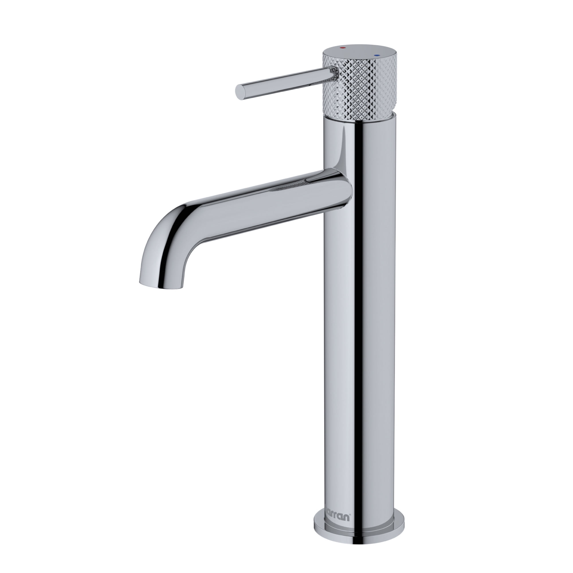 Tryst Chrome Single-Handle Vessel Bathroom Faucet with Drain Assembly