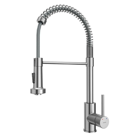 Karran Usa KKF225SS Kadira 1.8 GPM Single Hole Kitchen Faucet - Stainless Steel