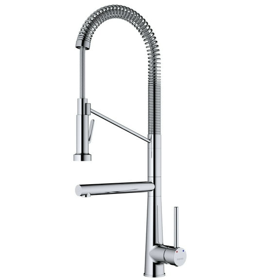 Karran Usa Kkf230 Tumba 1.8 GPM Single Hole Pre-Rinse Pull Down Kitchen Faucet - Chrome