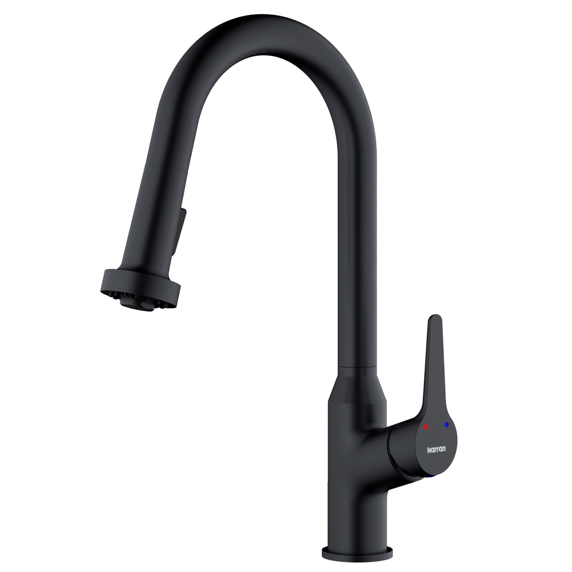 Karran Usa KKF250MB Scottsdale 1.8 GPM 16-1/8" Single Hole Kitchen Faucet - Black